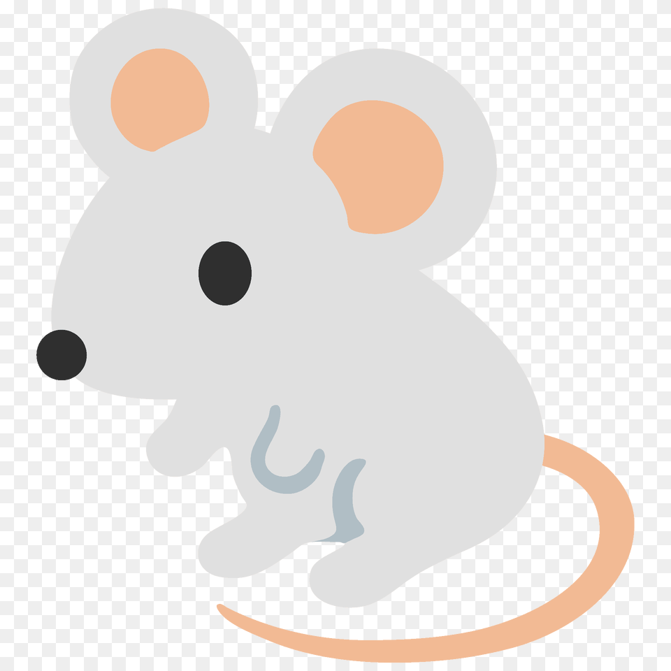 Mouse Emoji Clipart, Animal, Mammal, Rodent Png Image