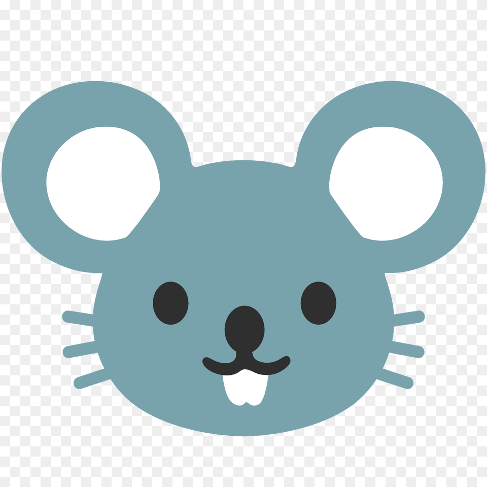 Mouse Face Emoji Clipart, Animal, Mammal Png Image