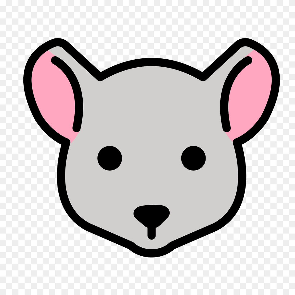 Mouse Face Emoji Clipart, Smoke Pipe, Animal, Mammal, Pig Png Image