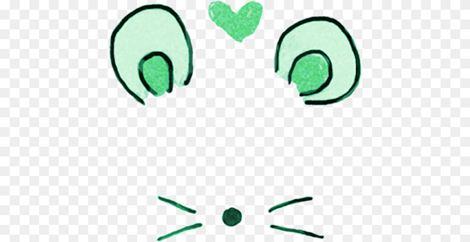 Mouse Green Filter Cute Free Png