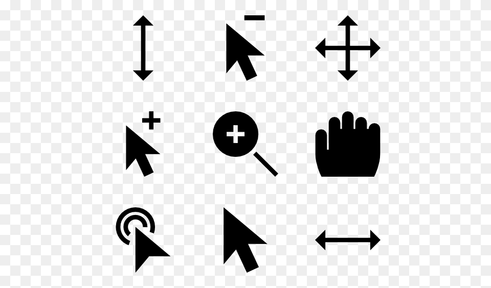 Mouse Icons, Gray Free Transparent Png