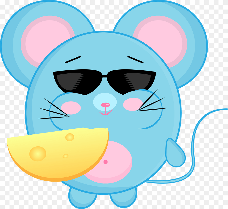 Mouse In Sunglasses Clipart, Food, Fruit, Plant, Produce Free Png