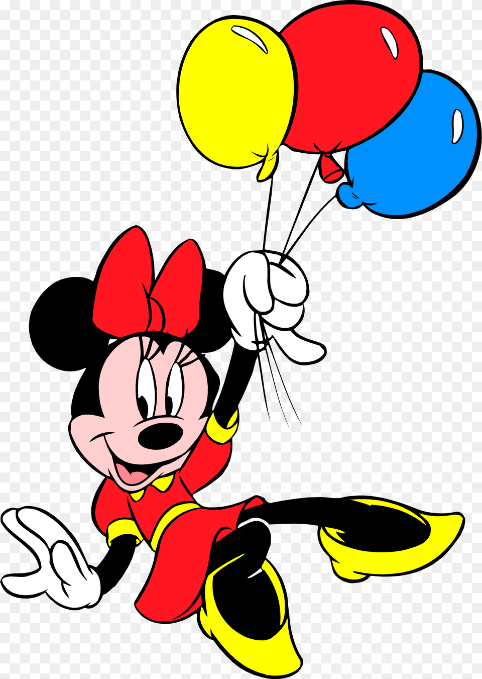 Mouse Mickey Clip Art Minnie Mouse With Balloons, Balloon, Cartoon, Face, Head Png