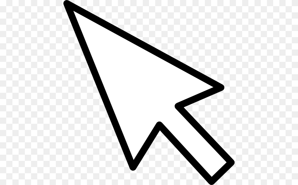 Mouse Pointer Hi, Arrow, Arrowhead, Weapon, Bow Free Png Download