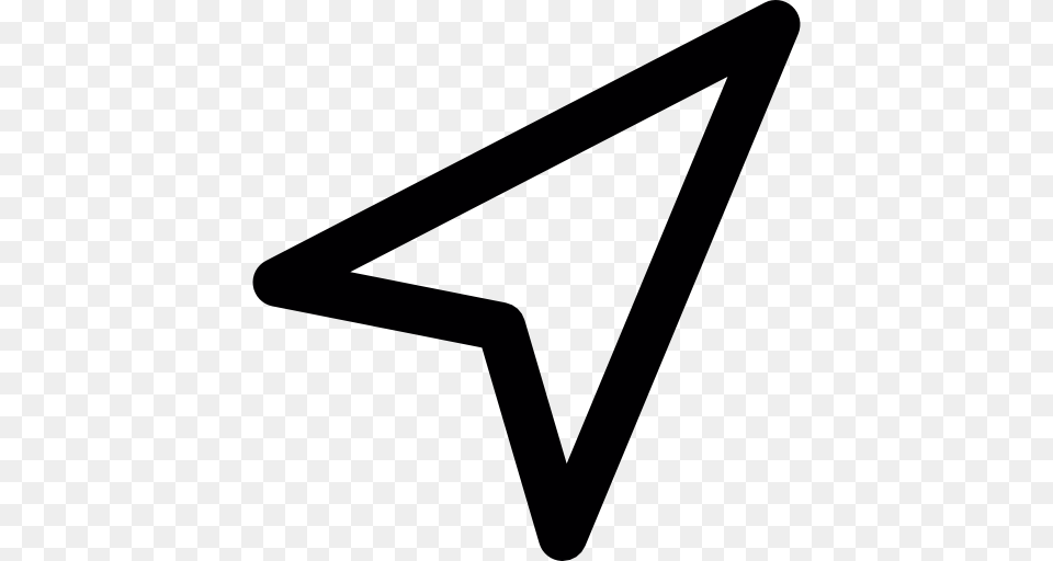 Mouse Pointer Pointing Right, Triangle, Symbol, Blade, Razor Free Transparent Png