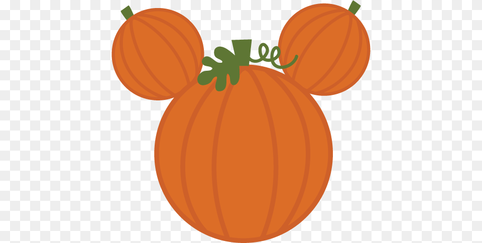 Mouse Pumpk For Scrapbooking Mouse Ears, Food, Plant, Produce, Pumpkin Png