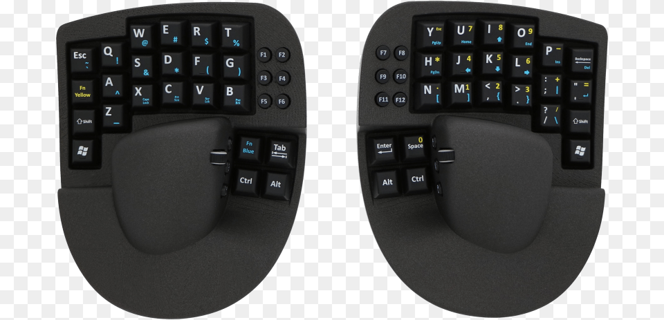 Mouse Sensor In Both Hands, Computer, Computer Hardware, Computer Keyboard, Electronics Free Png Download