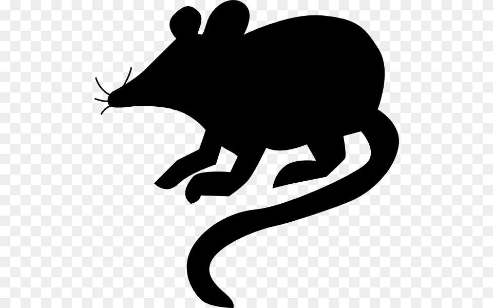 Mouse Silhouette 2 Clip Art Silueta De Un Raton, Animal, Mammal, Stencil, Fish Free Png