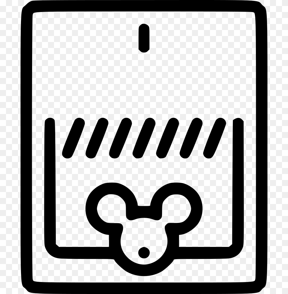 Mouse Trap Mouse Icon Sign, Symbol, Sticker, Blackboard Free Png Download