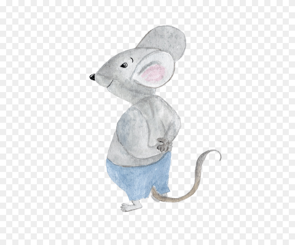 Mouse Tubes Watercolor Painting, Clothing, Hat, Art, Winter Png