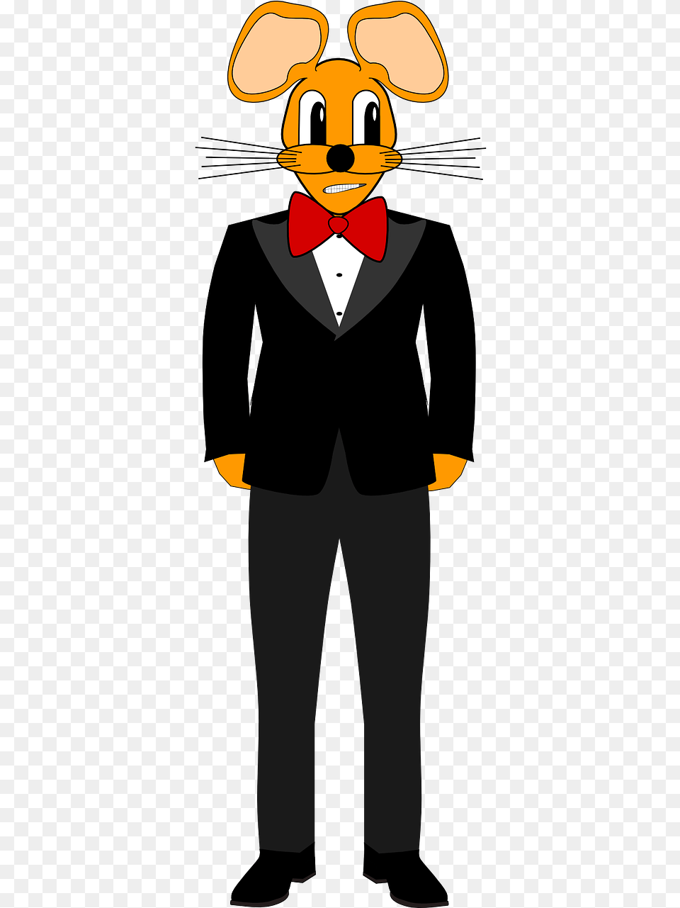 Mouse Tuxedo, Accessories, Formal Wear, Tie, Person Free Png Download