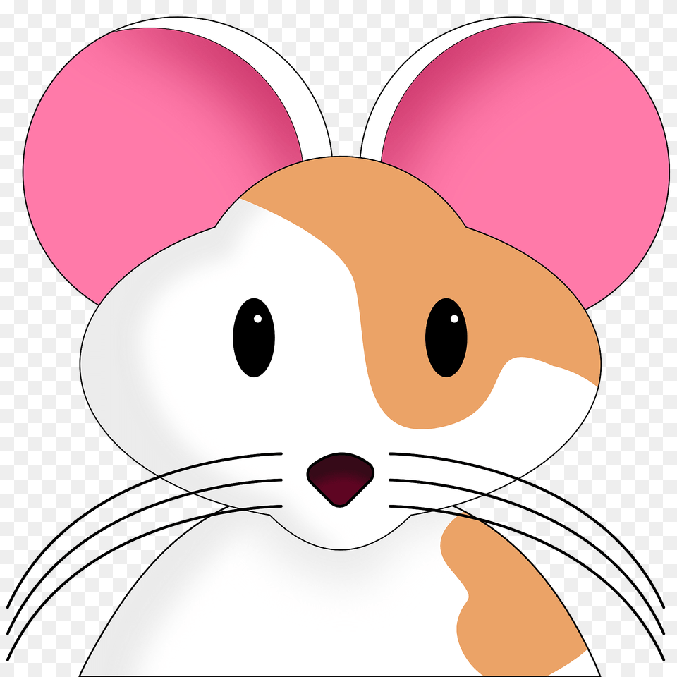 Mouse With Big Pink Ears Clipart, Animal, Bear, Mammal, Wildlife Free Png Download