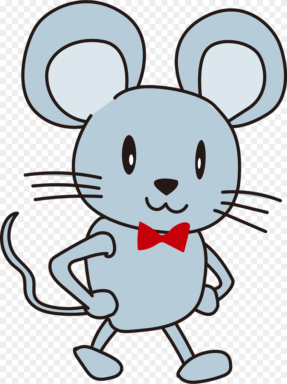 Mouse With Bowtie Clipart, Formal Wear, Accessories, Tie, Cartoon Free Png