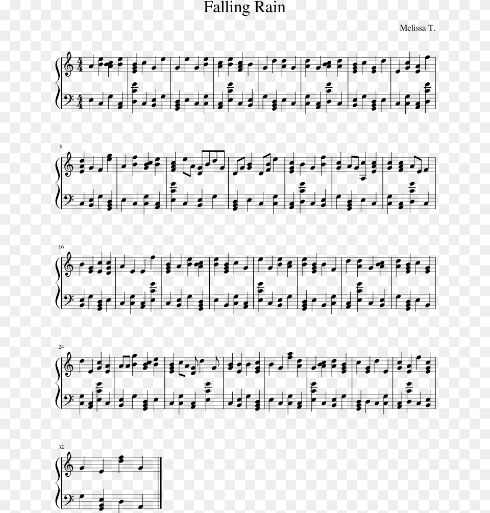 Mousou Express Sheet Music, Gray Png Image