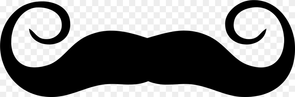 Moustache 1 Logo Kumis, Gray Png Image