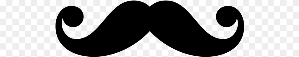 Moustache Clipart Handlebar Mustache Moustache Handlebar Handlebar Mustache Clipart, Gray Free Png Download