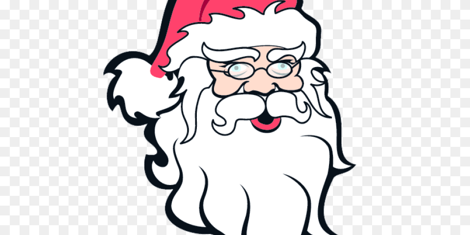 Moustache Clipart Santa Claus, Baby, Person, Head, Face Free Transparent Png