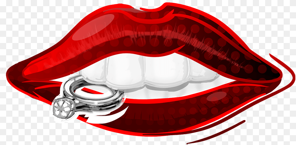 Mouth Biting A Ring, Body Part, Person Png