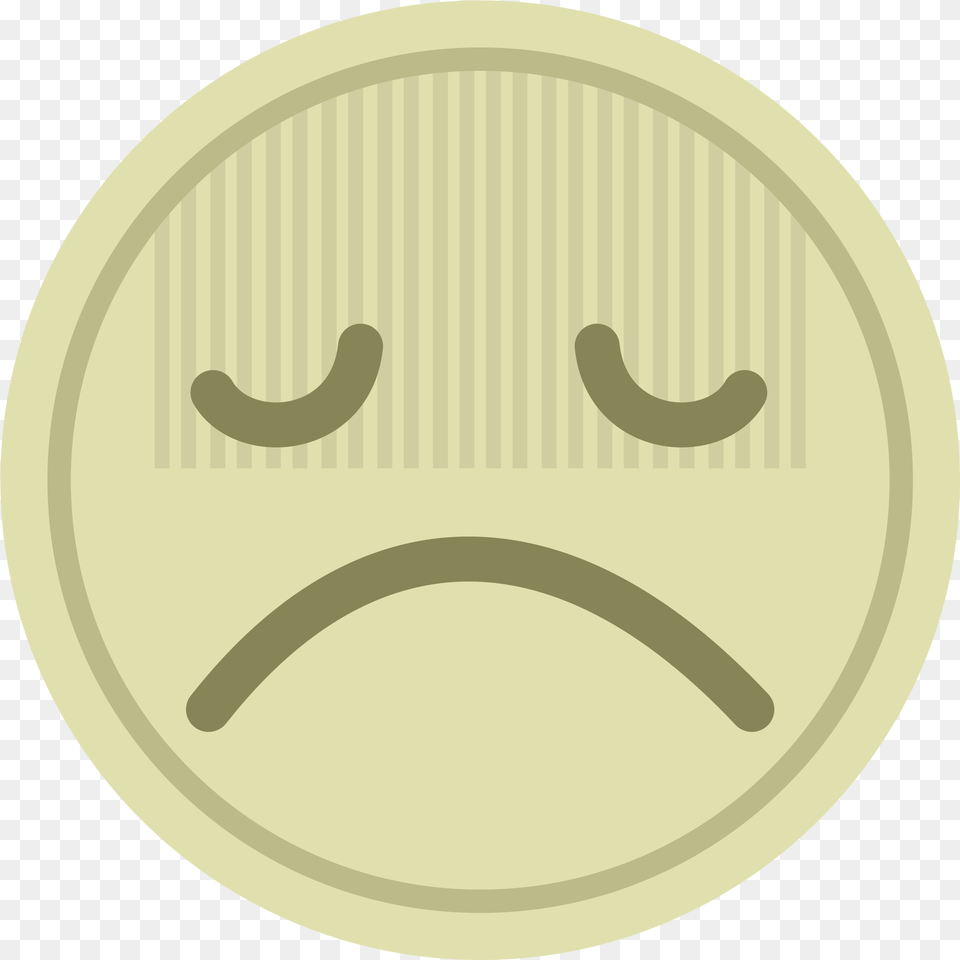 Mouth Clipart Sad Face Picture Happy, Head, Person, Coin, Money Free Png Download