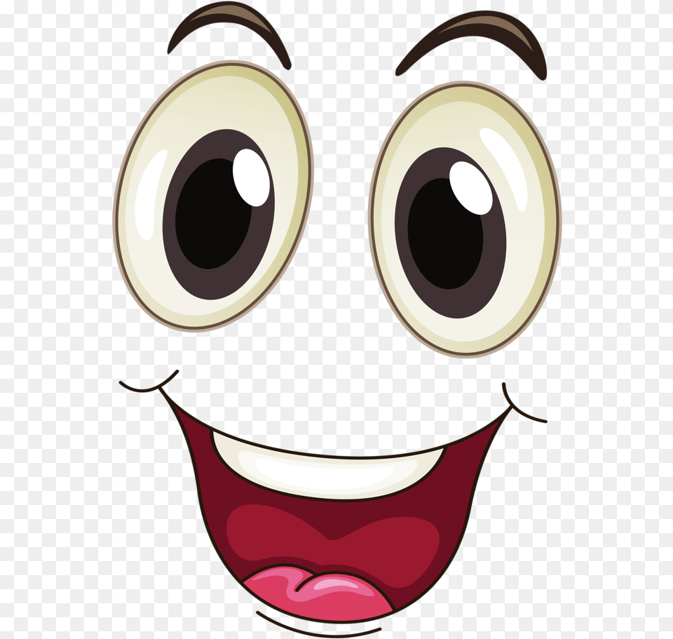 Mouth Happy Eye Cartoon Face Download Hd Clipart Cartoon Eyes And Mouth, Smoke Pipe Free Png