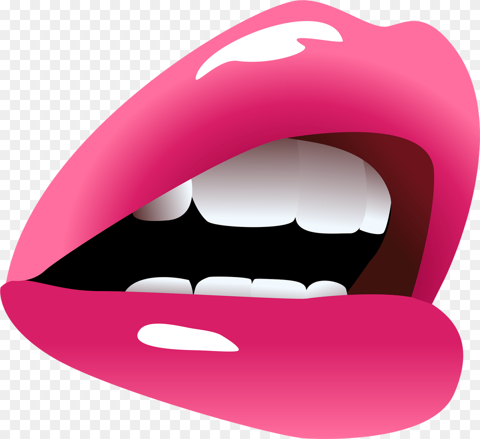 Mouth Pink Clipart Image In Category Lips Mouth Side View, Body Part, Person, Teeth, Cosmetics Free Transparent Png