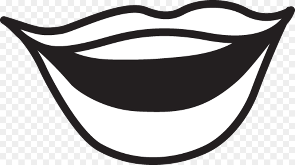 Mouth Quiet Clip Art Free Clipart Images Transparent Mouth Black And White Clip Art, Stencil, Body Part, Person, Face Png