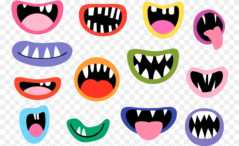 Mouth Spooky Monster Mouths Clipart Halloween Teeth Lips Monster Mouth Clipart, Body Part, Person Free Png Download