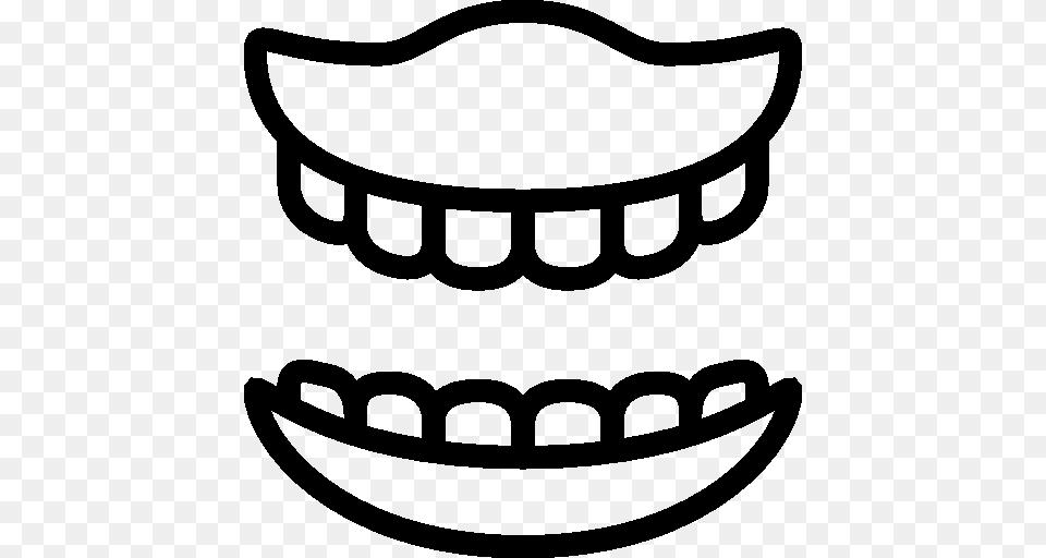 Mouth Tongue And Dental, Body Part, Person, Stencil, Teeth Png Image