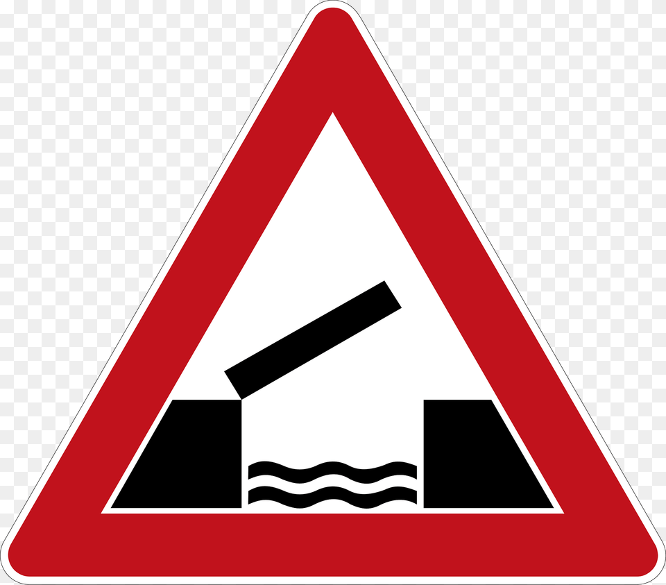 Movable Bridge Clipart, Sign, Symbol, Road Sign Png