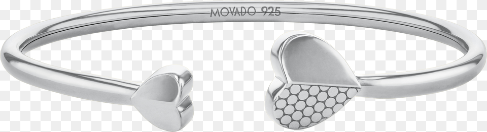 Movado Heart Bracelet Silver, Accessories, Cuff, Jewelry, Sunglasses Free Png