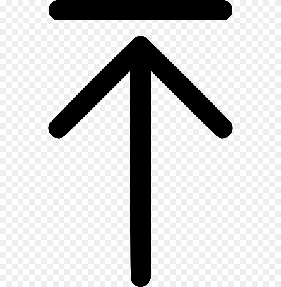 Move To Top Sign, Symbol, Cross Png