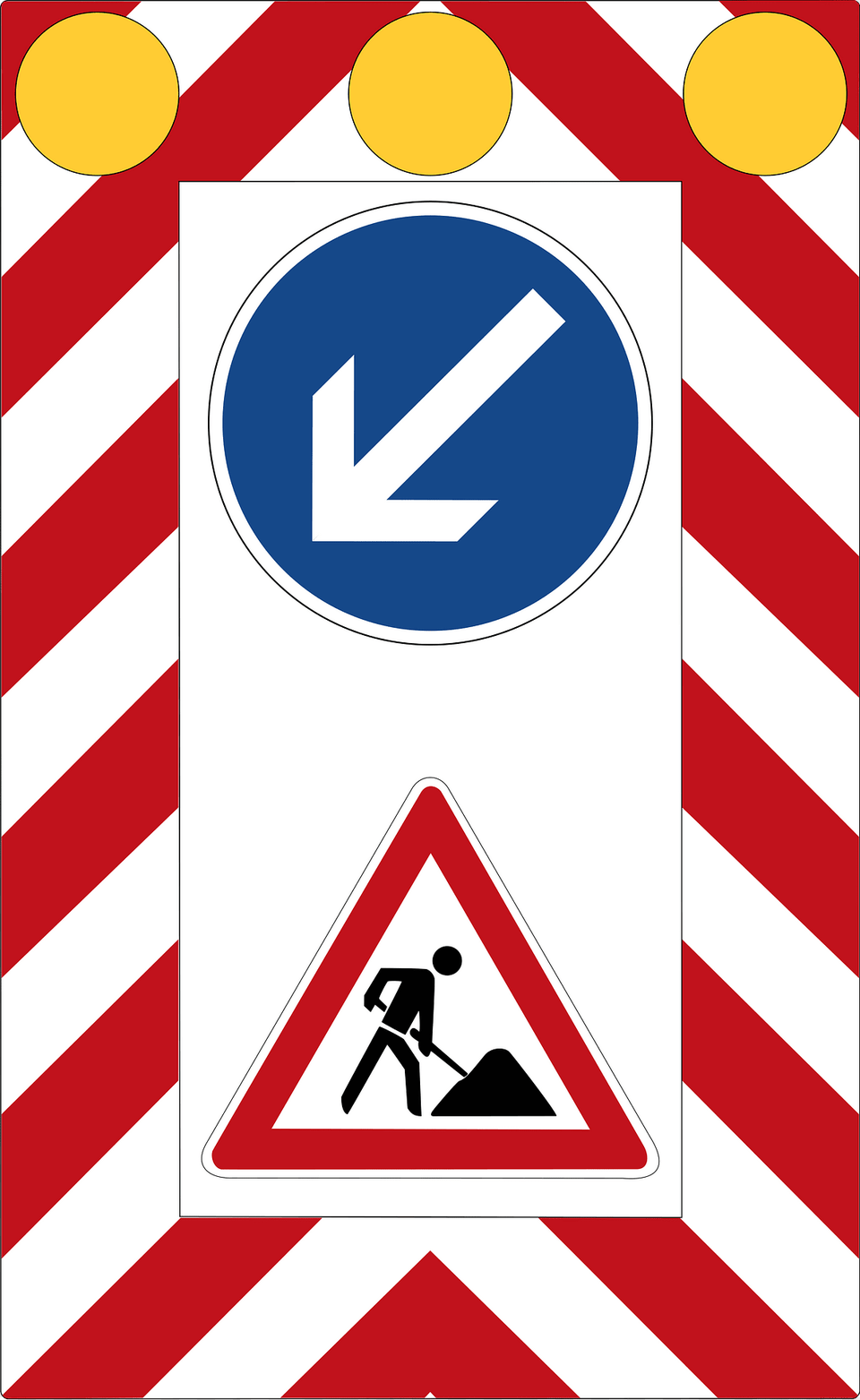 Moveable Road Barrier Clipart, Sign, Symbol, Road Sign Free Transparent Png