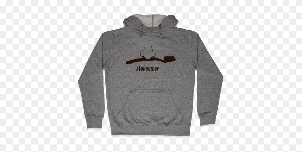 Movember Hooded Sweatshirts Lookhuman, Clothing, Hoodie, Knitwear, Sweater Free Png Download