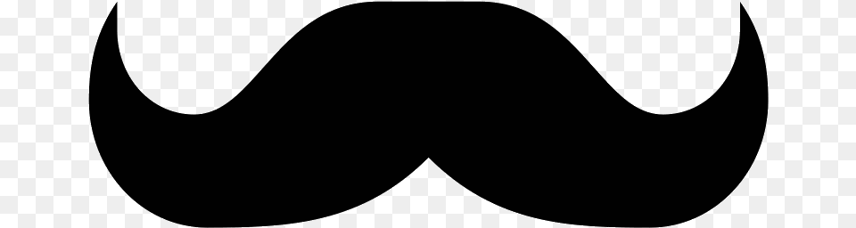 Movember Moustache, Gray Free Png