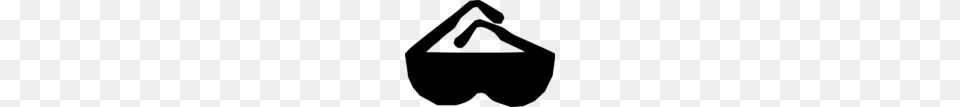 Movember Shutter Glasses Clipart Image M Clip, Gray Free Png