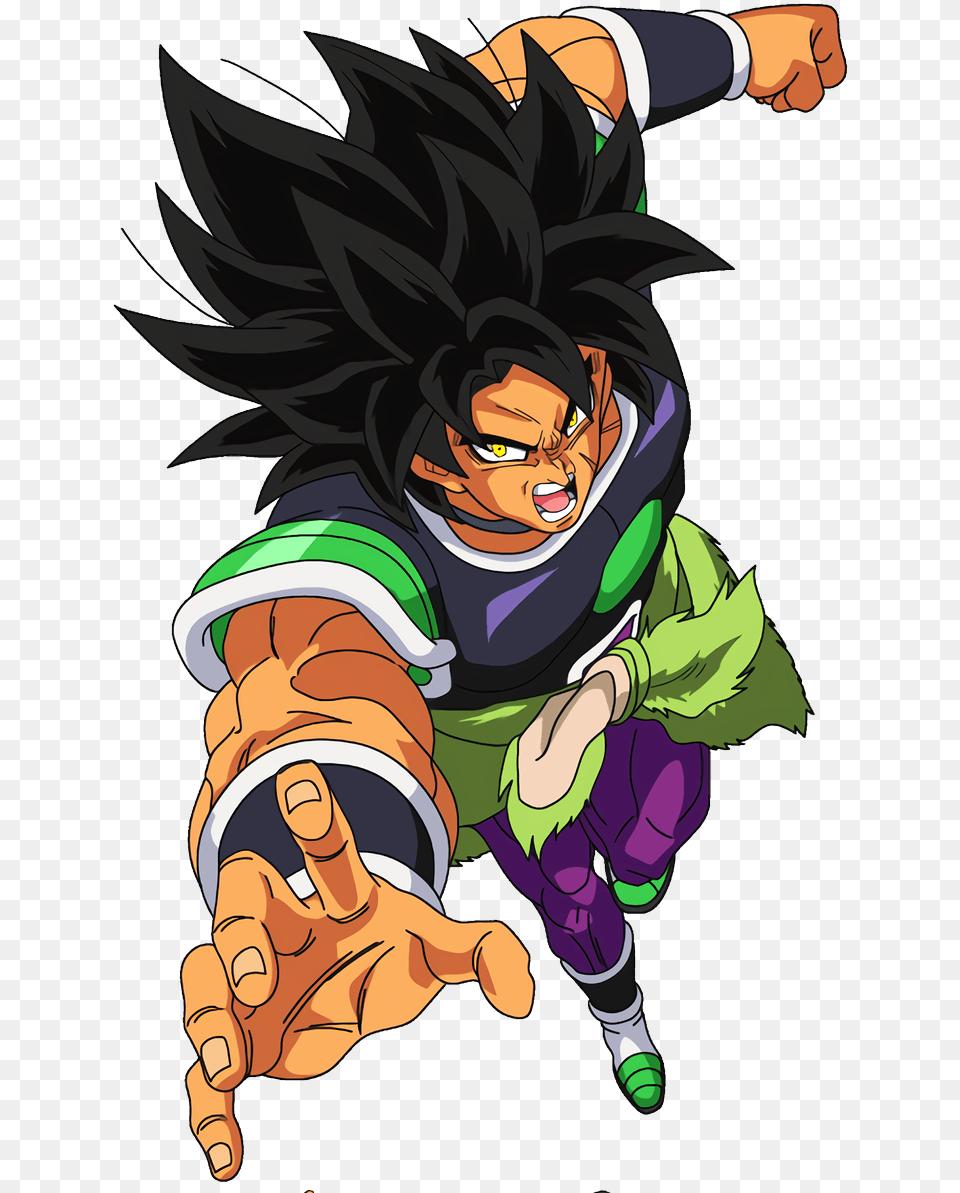 Movie Broly Super Attack Animation Hd Broly, Book, Comics, Publication, Baby Free Png Download