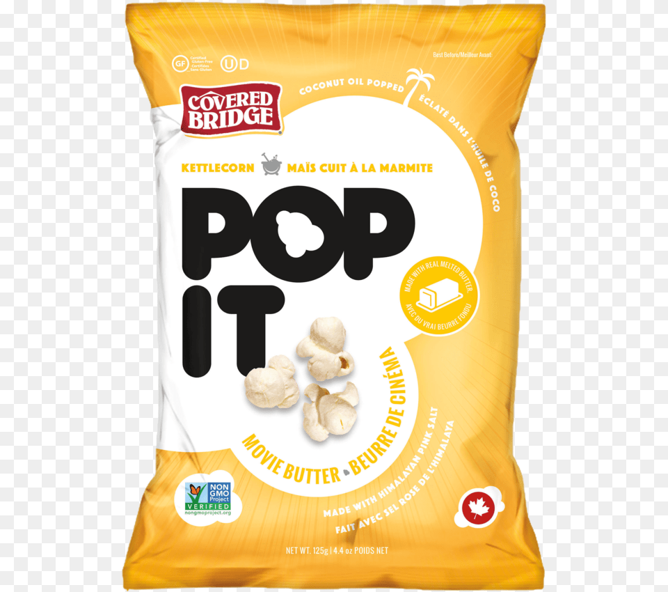 Movie Butter Popcorn, Food, Snack, Can, Tin Png Image