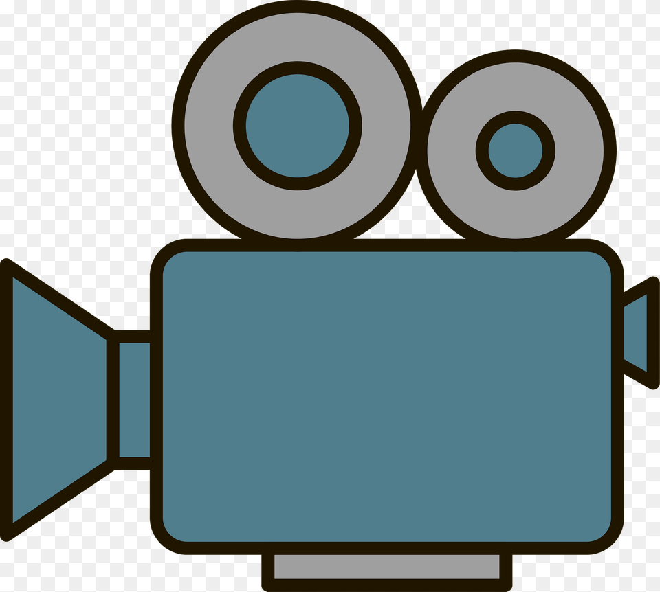 Movie Camera Clipart, Text Free Png