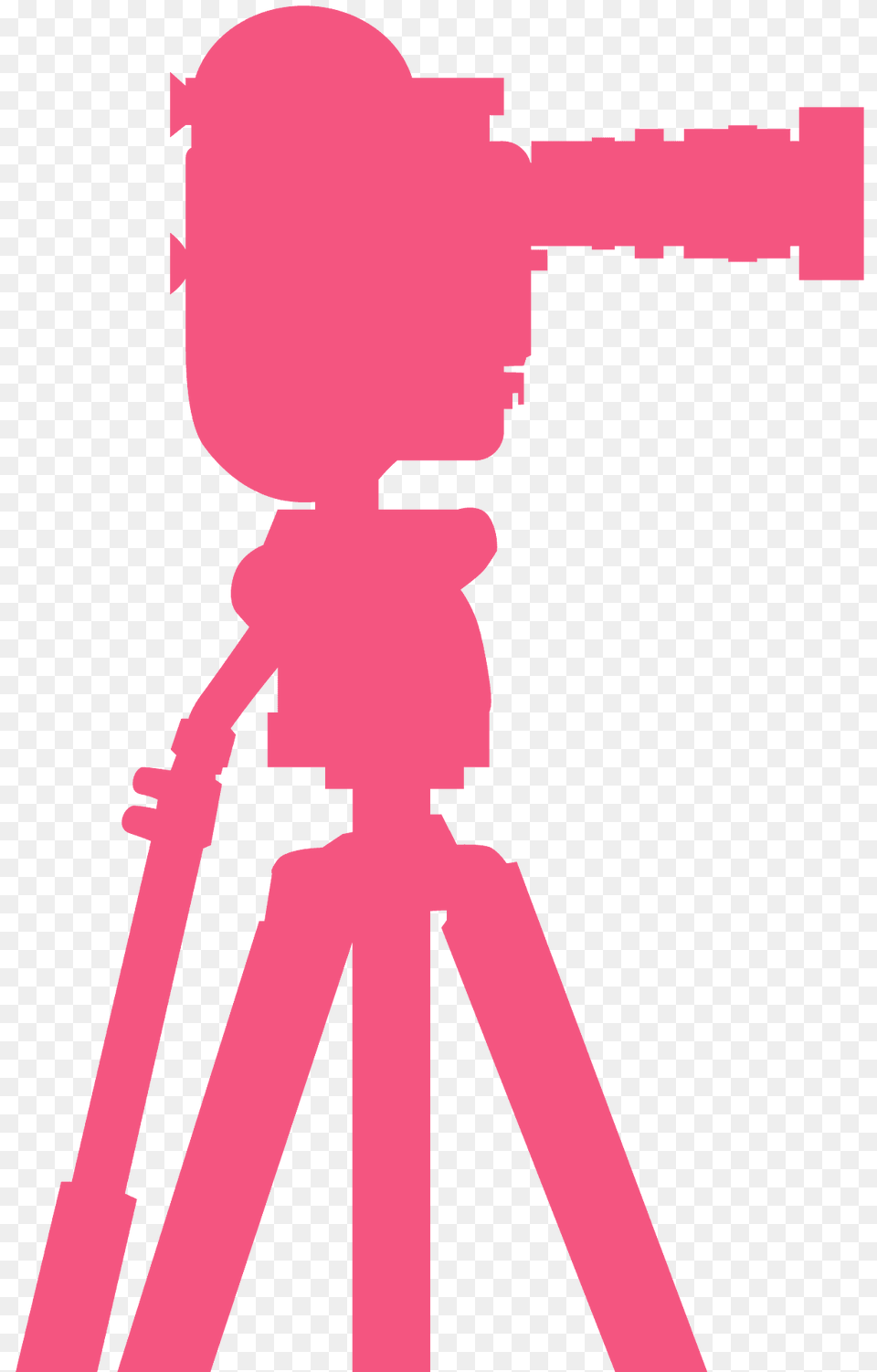 Movie Camera Silhouette, Tripod, Person Free Transparent Png