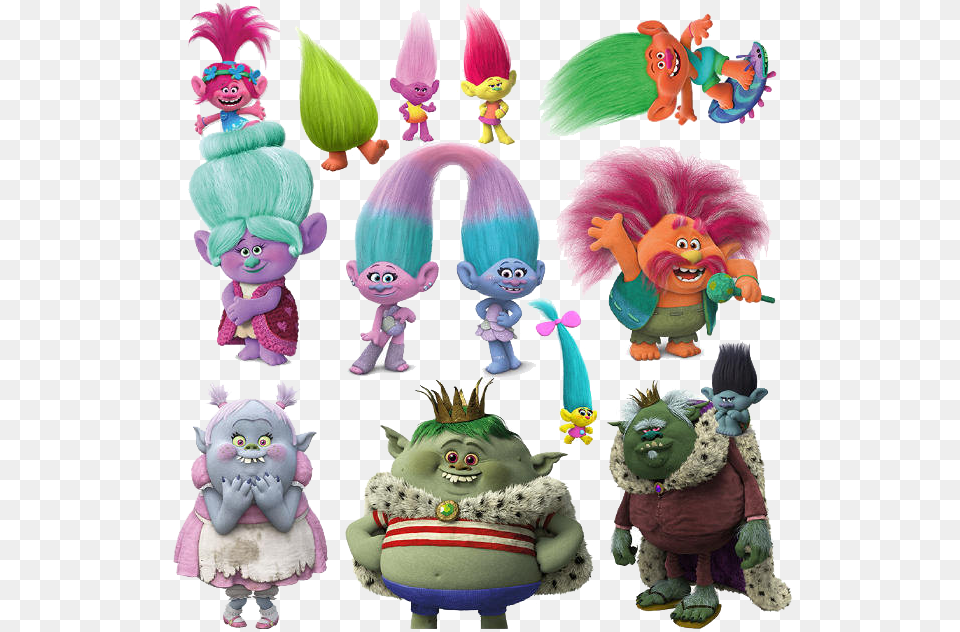 Movie Clipart Movie Snack Trolls Movie Characters Cutout, Plush, Toy, Doll, Baby Png Image