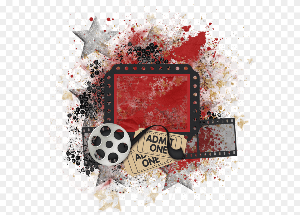 Movie Cluster 700 X Visual Arts, Art, Collage, Machine, Wheel Free Png Download