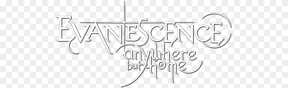 Movie Fanart Evanescence Anywhere But Home Logo, Text, Calligraphy, Handwriting Free Transparent Png