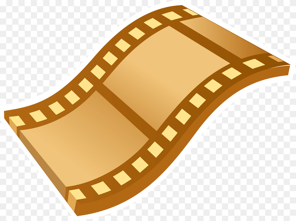 Movie Film Snippet Clipart, Text Free Png