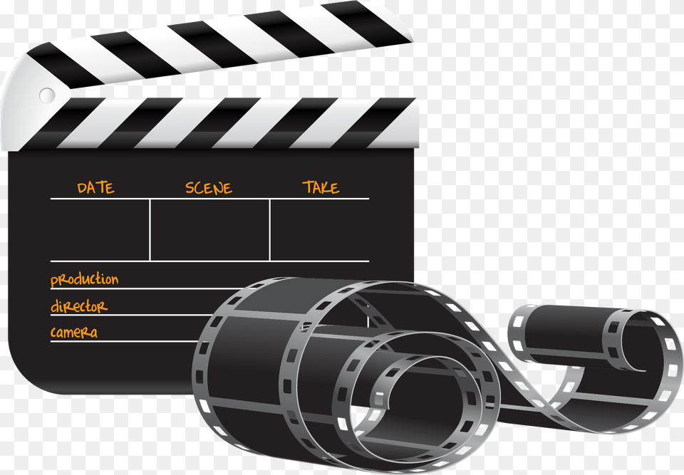 Movie To Use Clip Art Film Production Clip Art, Reel, Clapperboard Free Png Download
