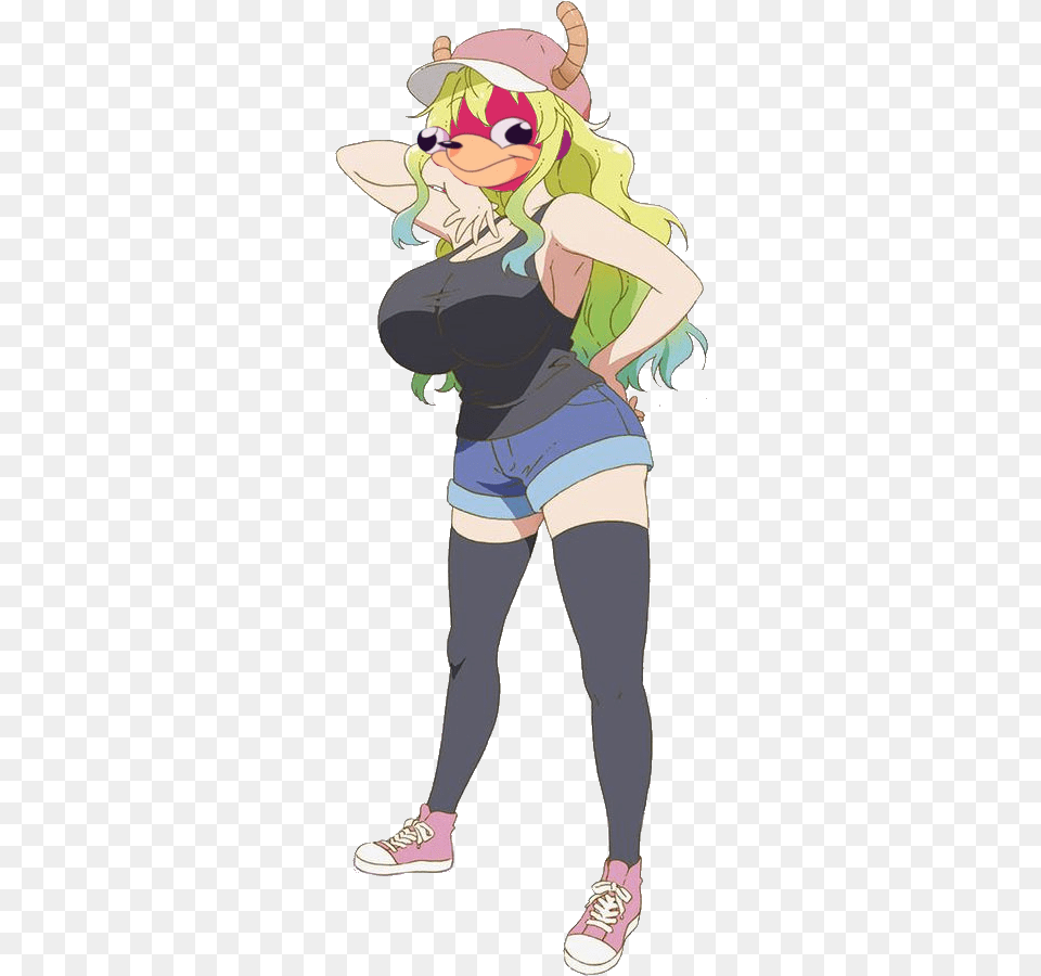 Movie Ideas Wiki Dragon Maid Lucoa Thicc, Book, Publication, Comics, Person Free Transparent Png