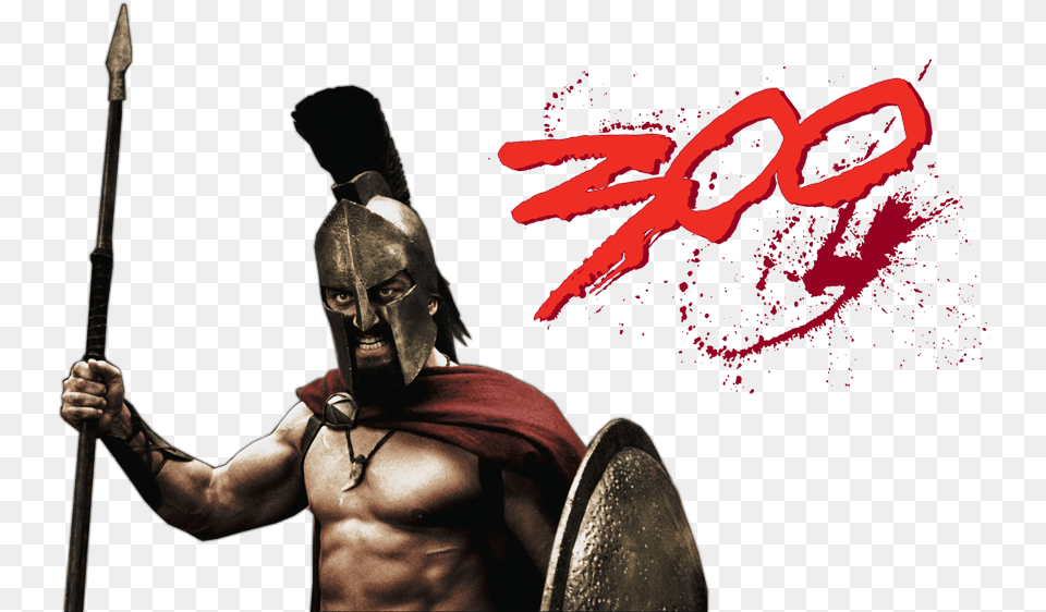 Movie Leonidas 300, Spear, Weapon, Adult, Male Png Image