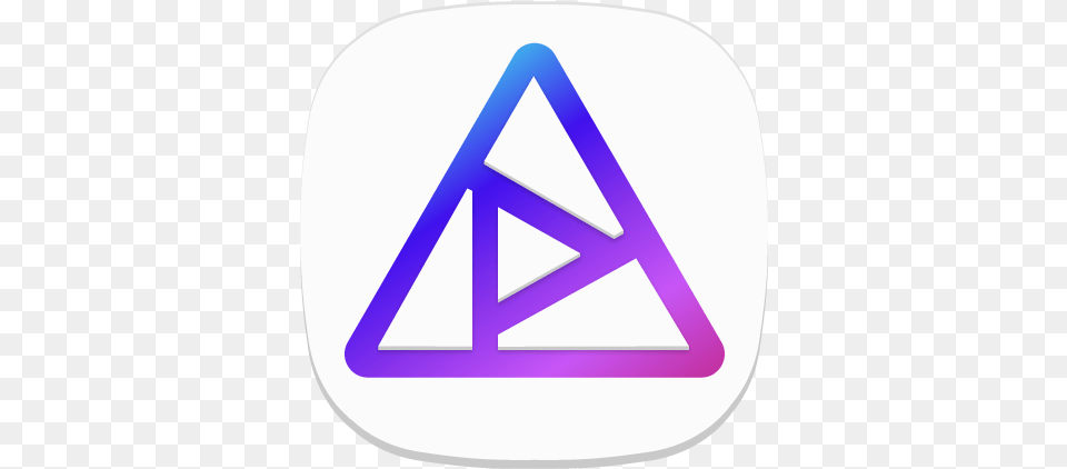 Movie Maker For Youtube Instagram Movie Maker App, Triangle, Disk Free Transparent Png