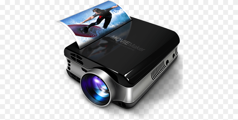 Movie Maker Macos Icon Gallery Portable, Electronics, Person, Projector Free Png Download