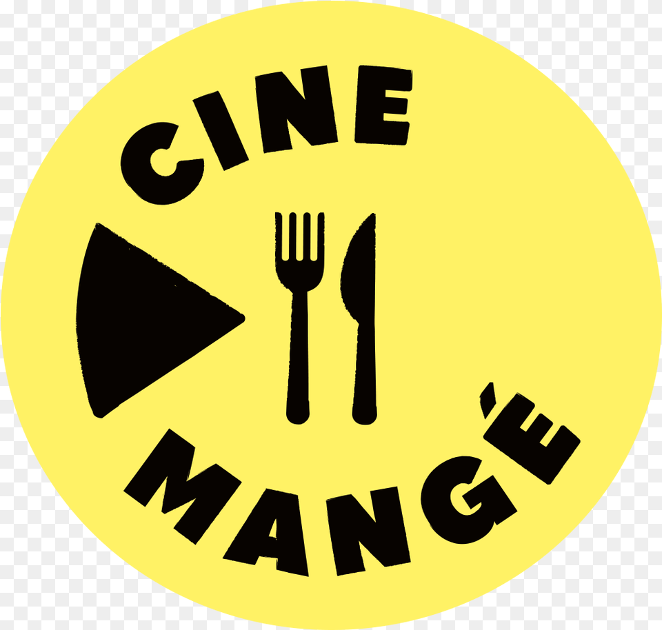 Movie Night Circle, Cutlery, Fork, Logo, Disk Png