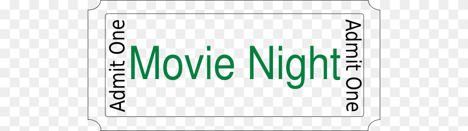 Movie Night Clipart 1 Clip Art, License Plate, Paper, Transportation, Vehicle Free Png